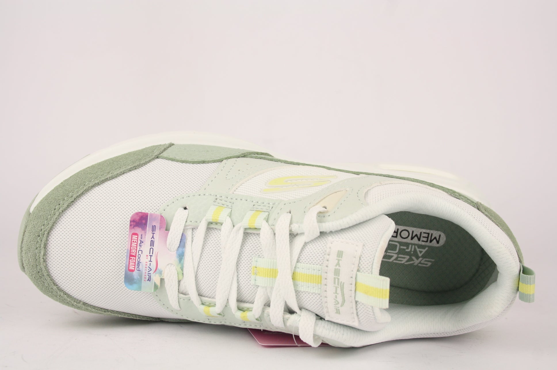 150075 SKECH AIR BIANCO LACCI DONNA