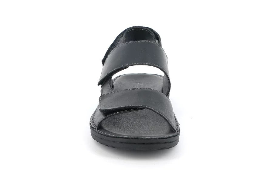 LAPO SA1241 NERO SANDALO UOMO