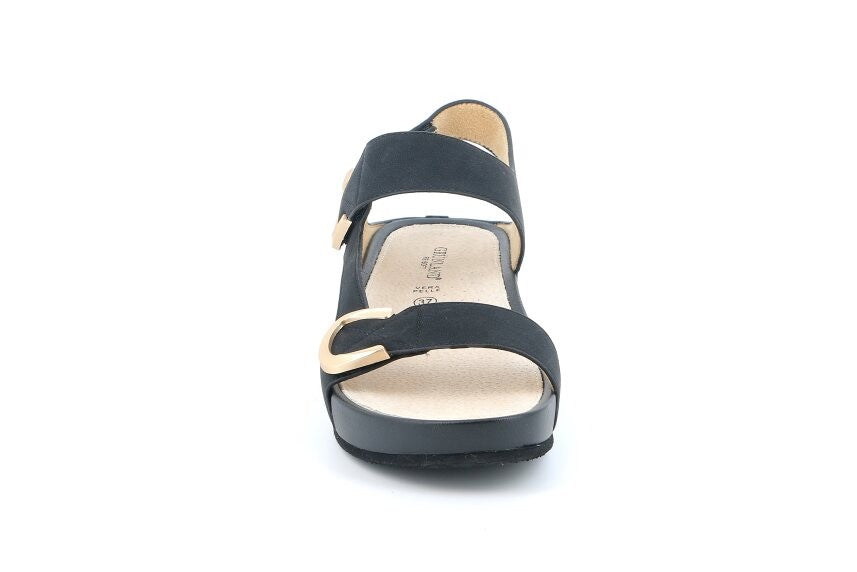 DIRA SA1057 NERO SANDALO DONNA