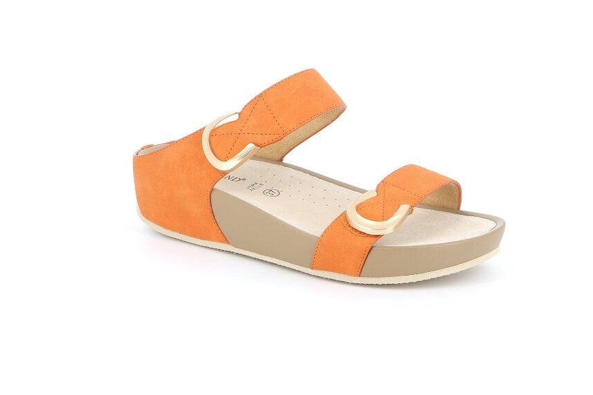 DIRA CI2577 ARANCIO CIABATTA SANDALO DONNA