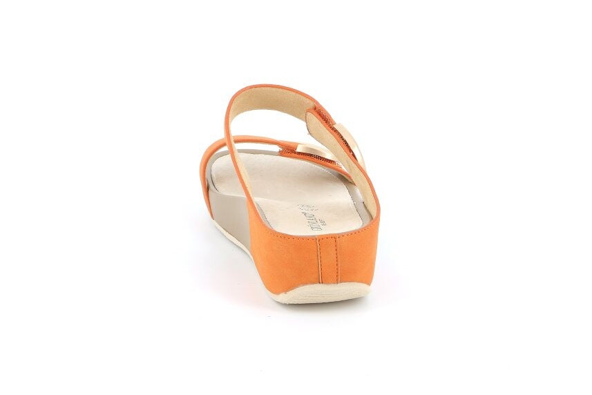 DIRA CI2577 ARANCIO CIABATTA SANDALO DONNA