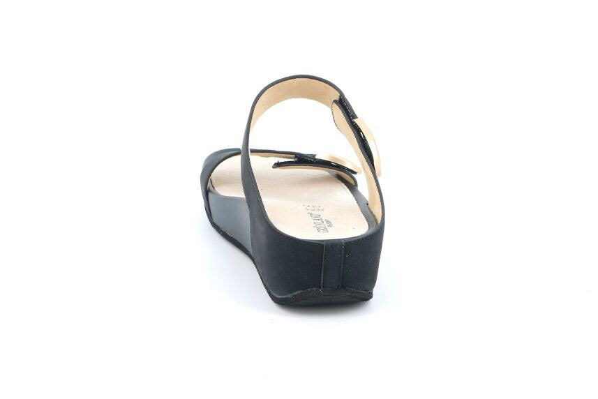 DIRA CI2577 NERO CIABATTA SANDALO DONNA