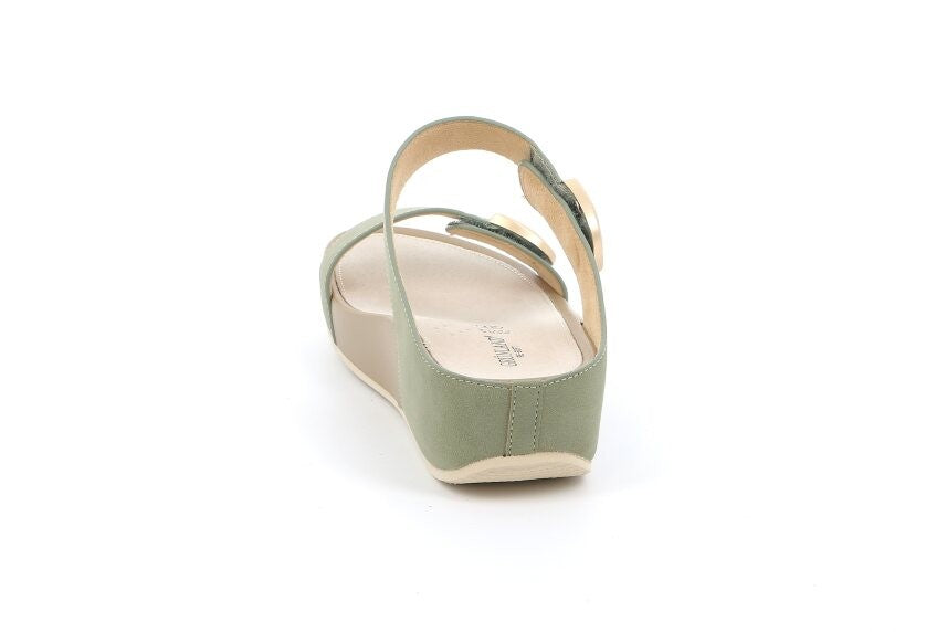 DIRA CI2577 OLIVA CIABATTA SANDALO DONNA
