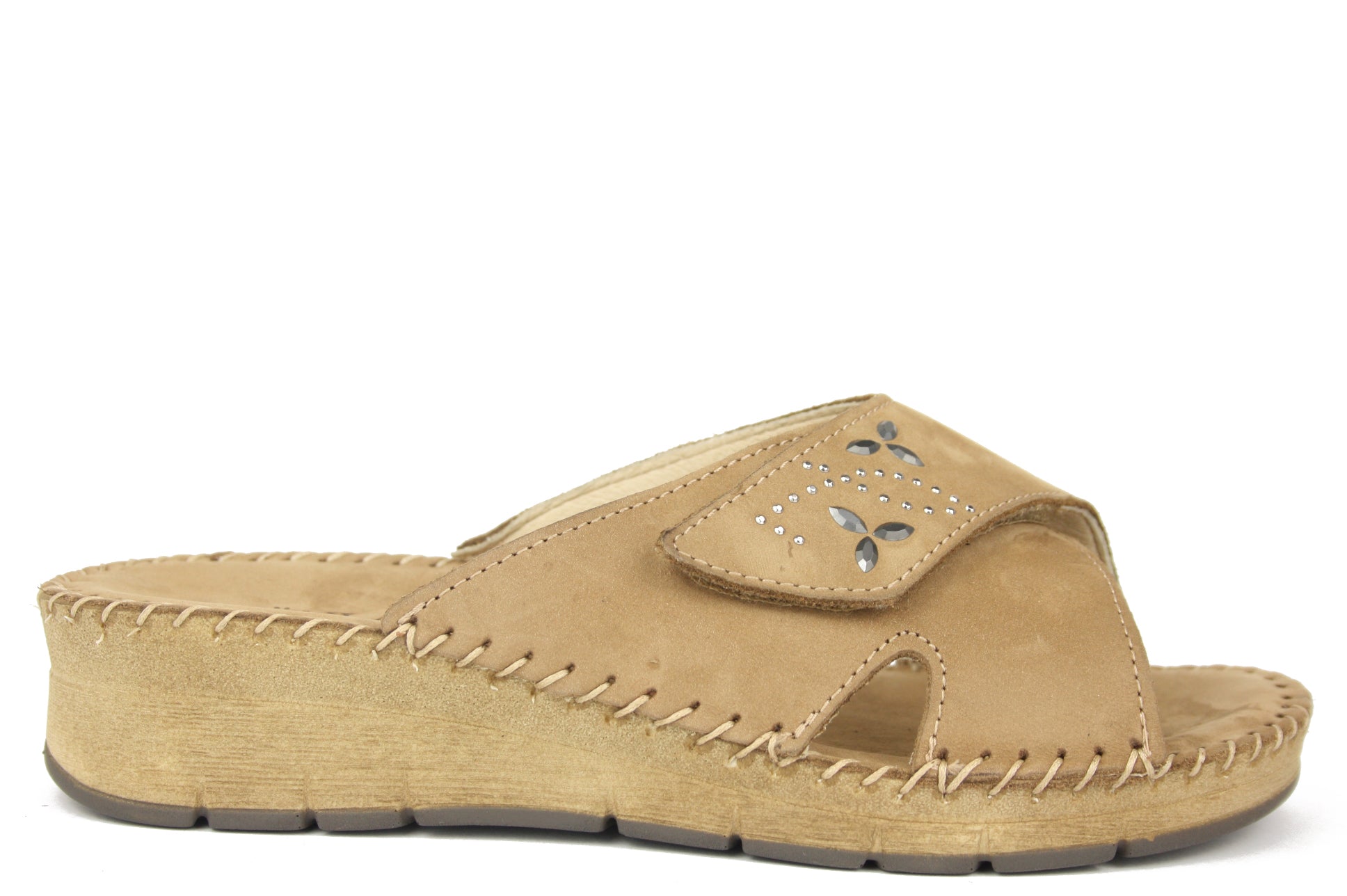 PALO CI3610 TAUPE CIABATTA SANDALO DONNA