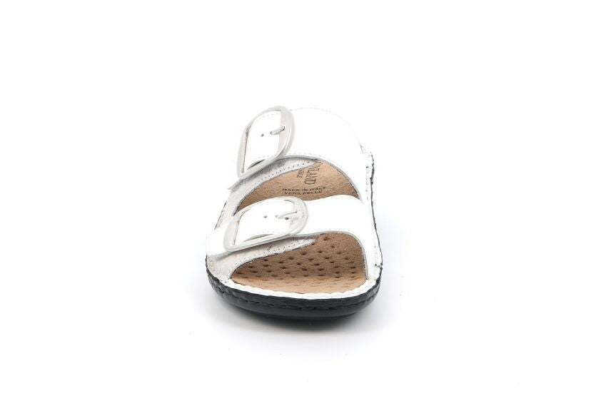 DAMI CE0873 BIANCO CIABATTA SANDALO DONNA