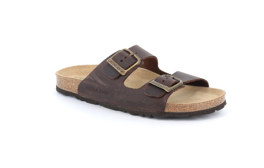 SARA CB3030 MARRON CIABATTA SANDALO DONNA