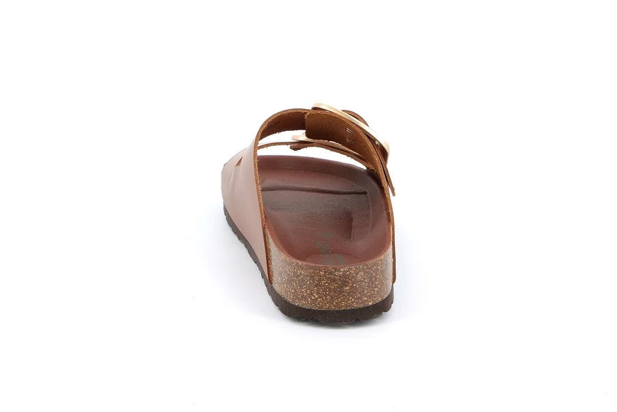 ENNY CB3272 MARRON CIABATTA SANDALO DONNA