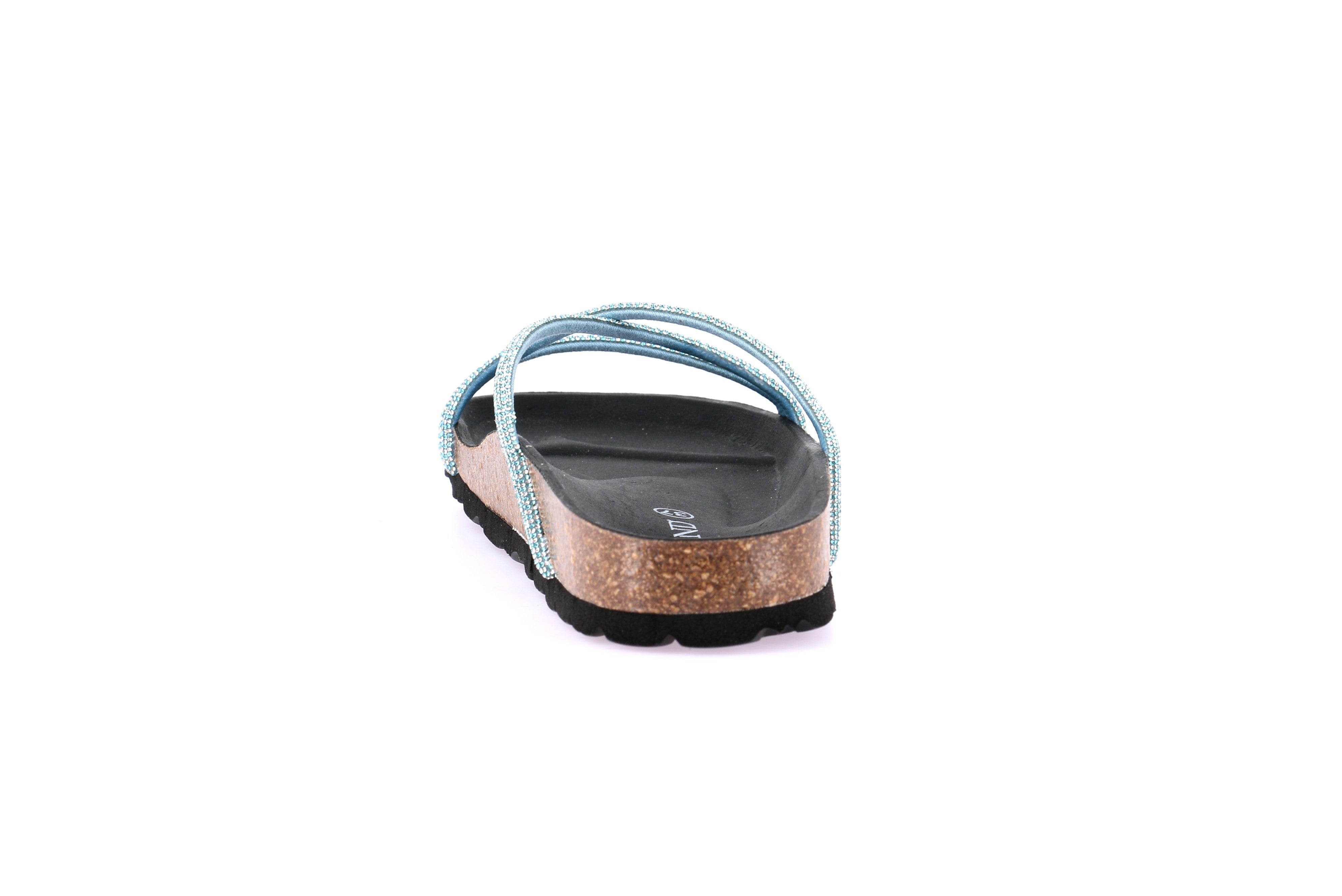 SARA CB3477 CELESTE CIABATTA SANDALO DONNA