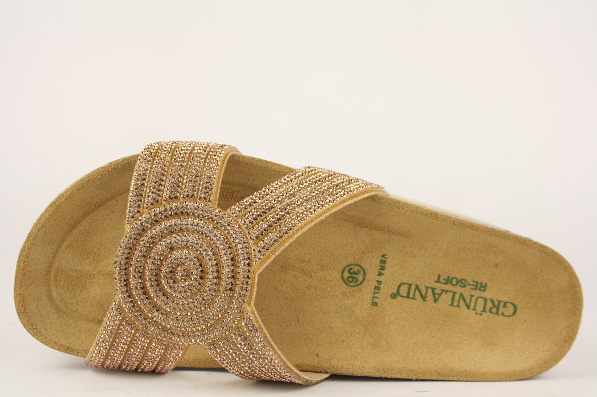 HOLA CB2659 ORO. CIABATTA SANDALO DONNA