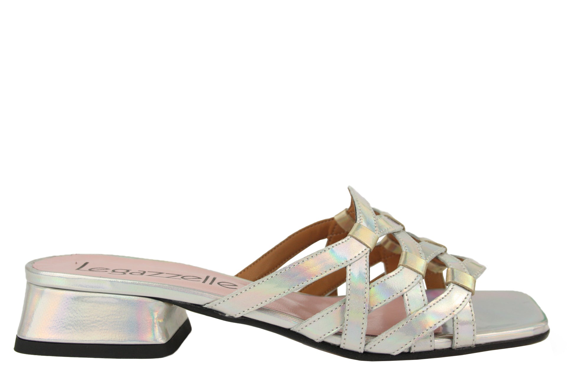 306 ARGENTO CIABATTA SANDALO DONNA
