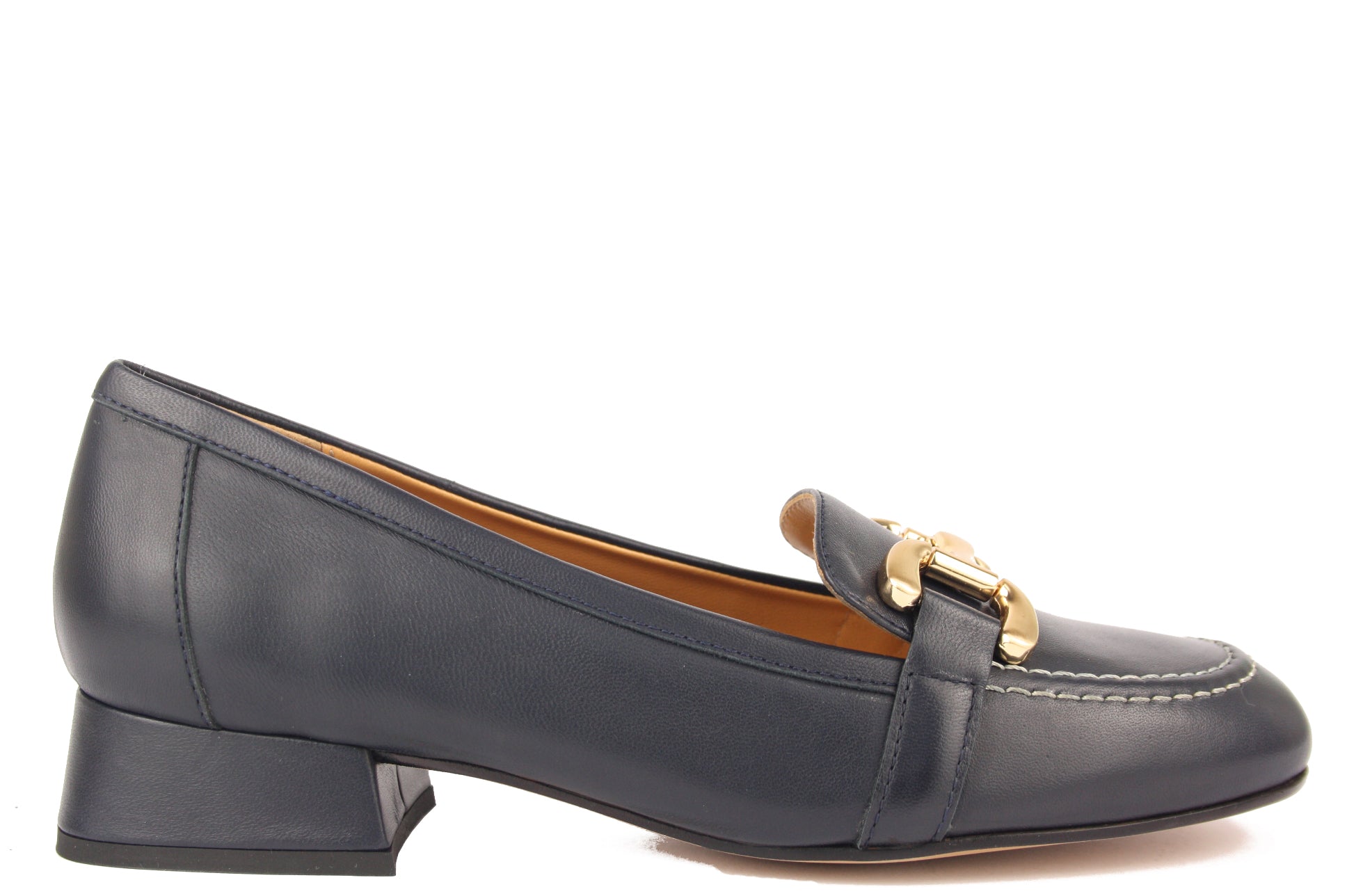 V101 BLU MOCASSINO DONNA