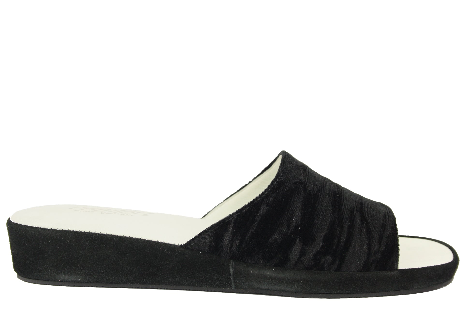 850 COMFORT NERO PANTOFOLA PUNTA APERTA DONNA
