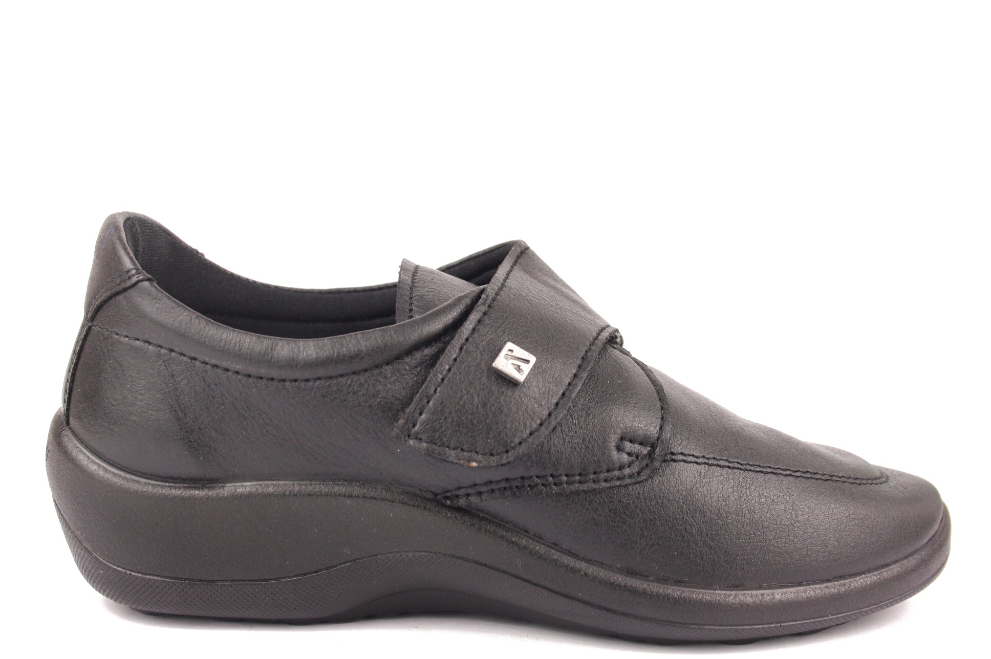 REPOVESI 4626 NERO CHIUSURA A STRAPPO DONNA