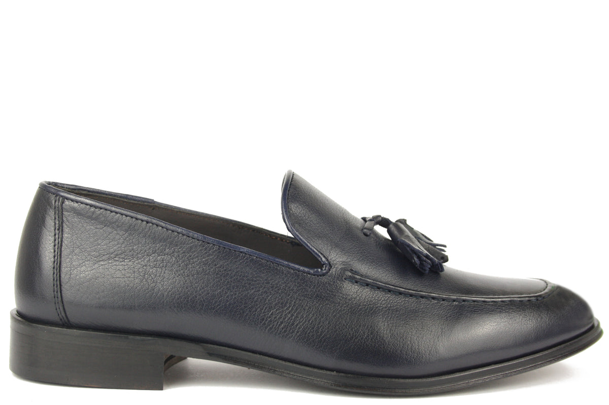 6486 BLU MOCASSINO UOMO