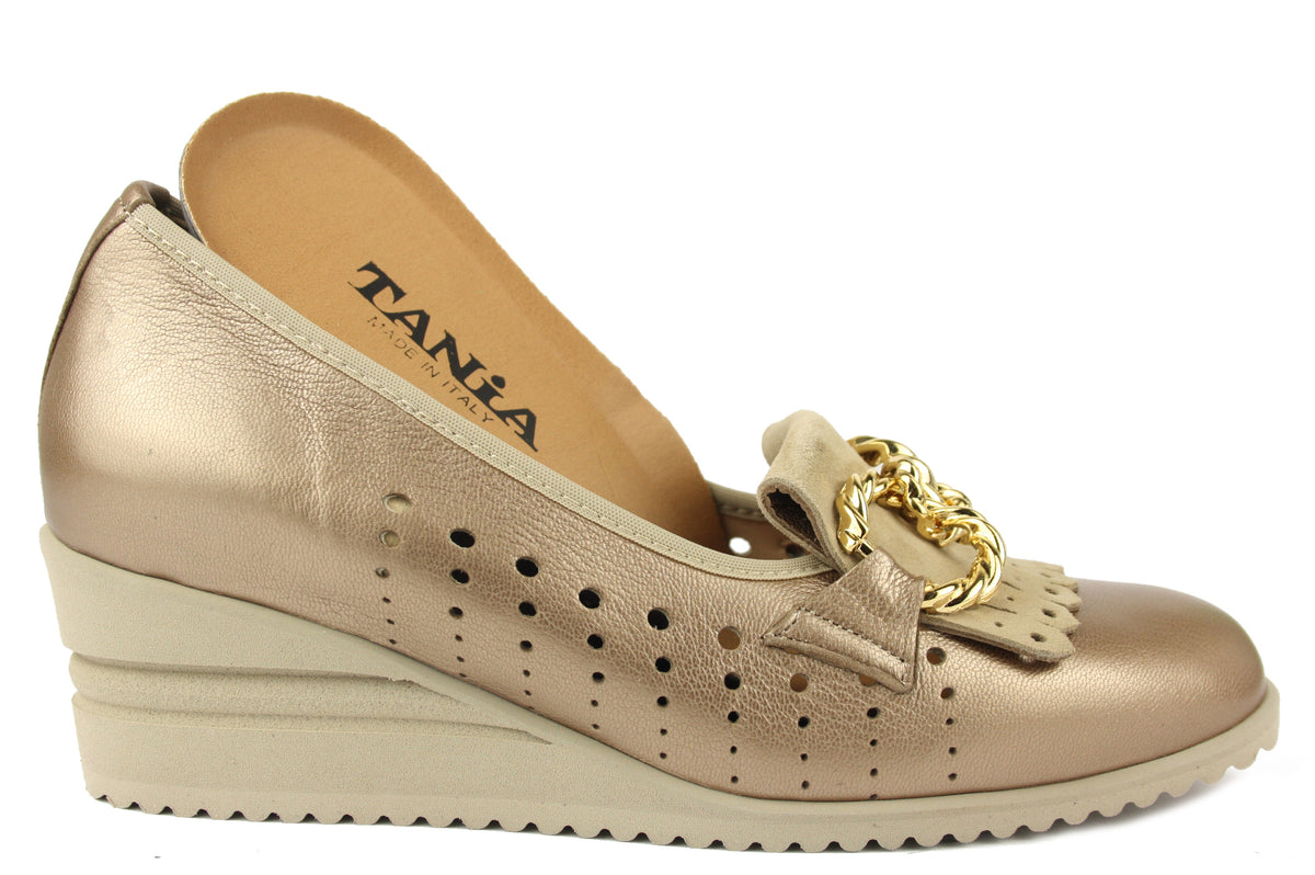 1775 TAUPE MOCASSINO DONNA