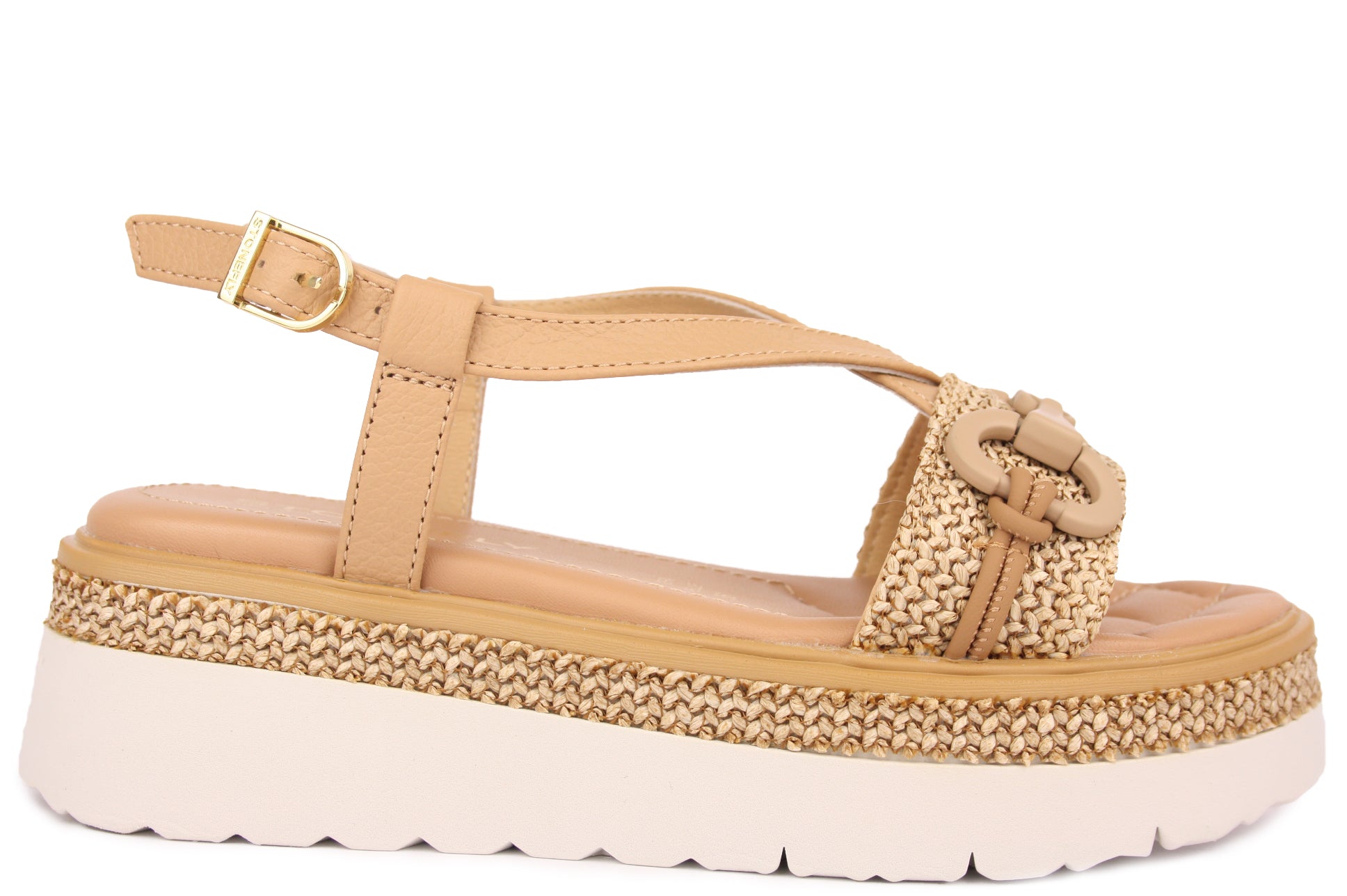 SOLES 4 MARRON SANDALO DONNA