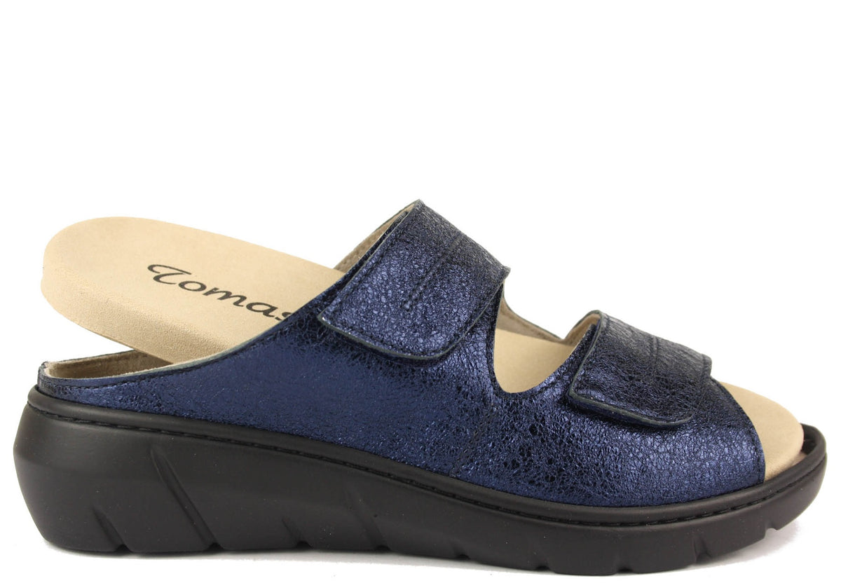 KALANIA BLU CIABATTA SANDALO DONNA