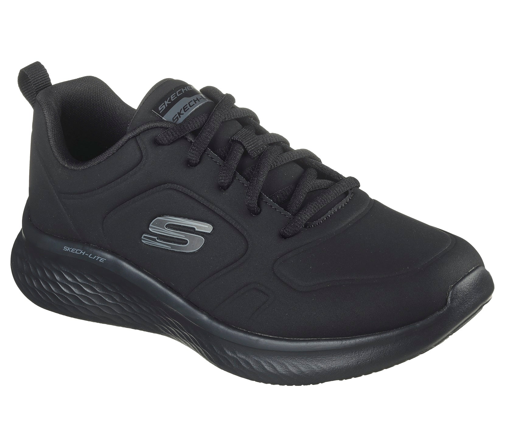 150047 SKECH LITE NERO LACCI DONNA
