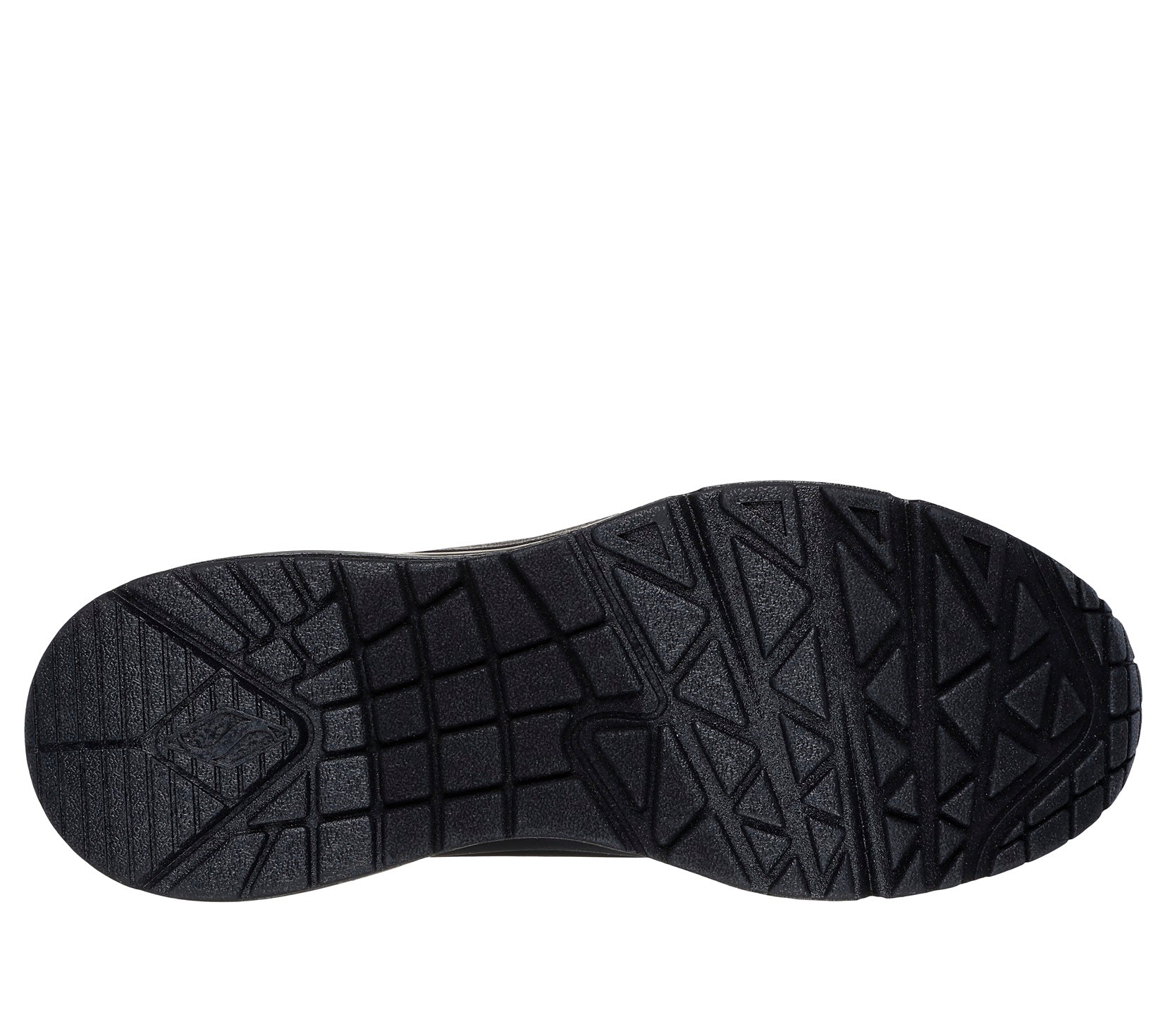 177520 UNO WEDGE NERO LACCI DONNA