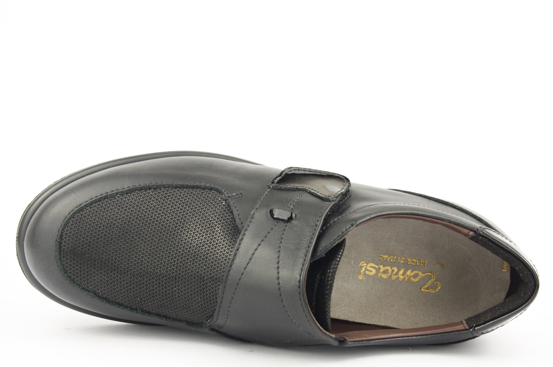 EMILIA - ALPI NERO CHIUSURA A STRAPPO DONNA