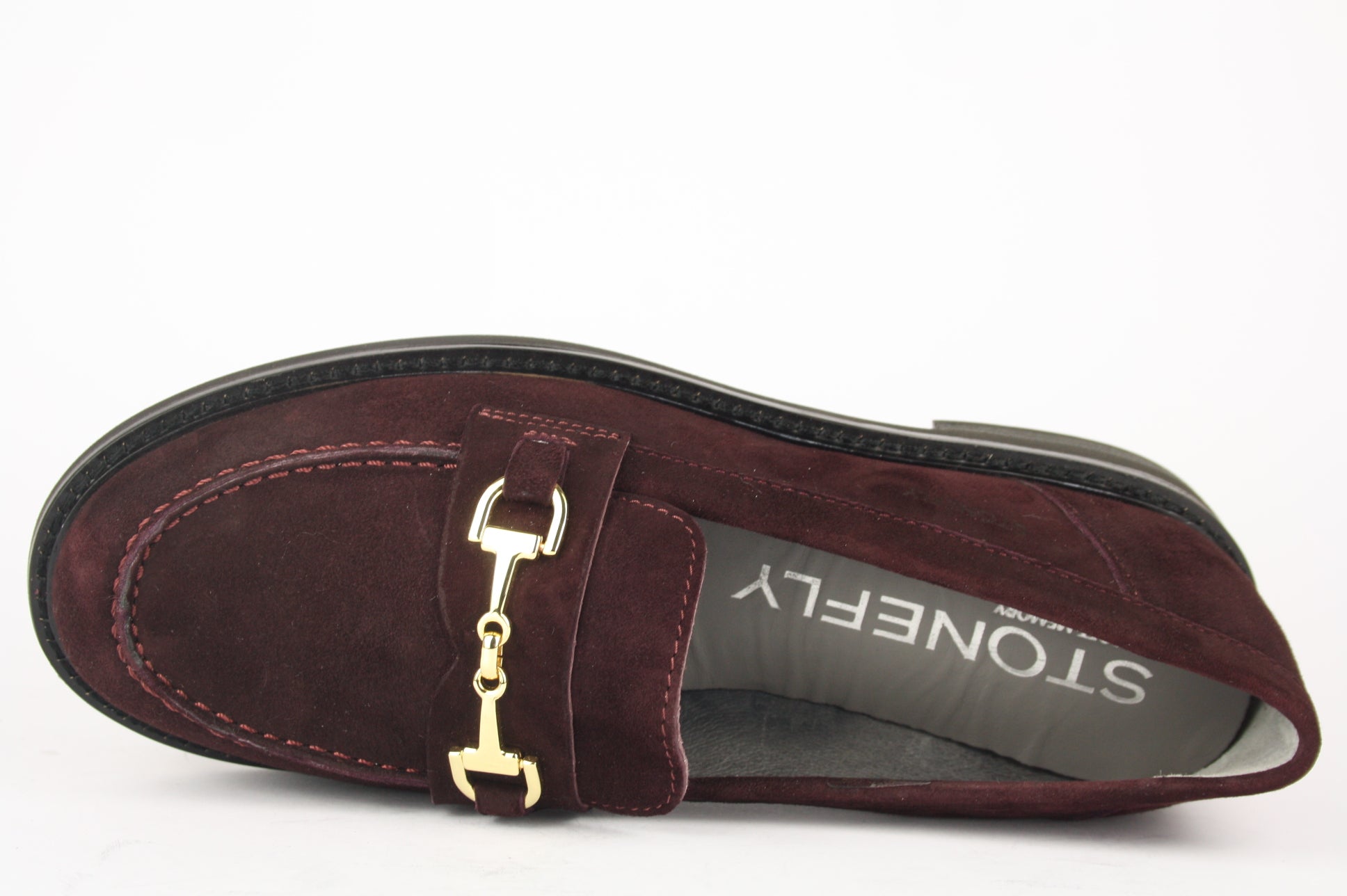 CELINE 5 BORDEAUX MOCASSINO DONNA
