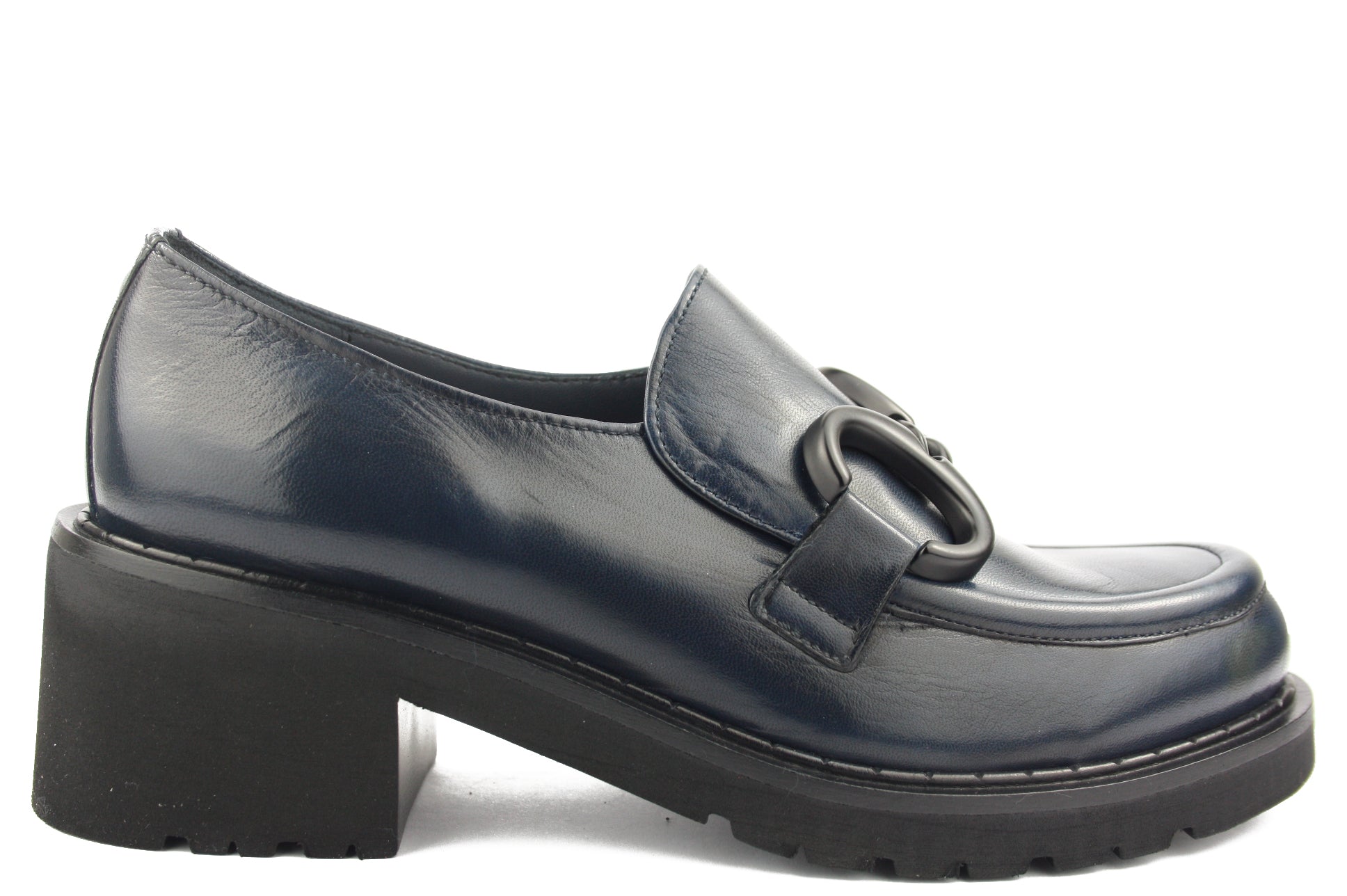 D523 BLU MOCASSINO DONNA