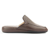 9906 PELLE MARRON PANTOFOLA PUNTA CHIUSA PANTOFOLE