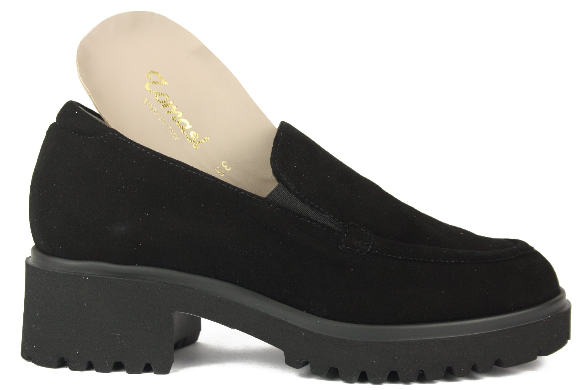 ALLY - GINGER NERO MOCASSINO DONNA