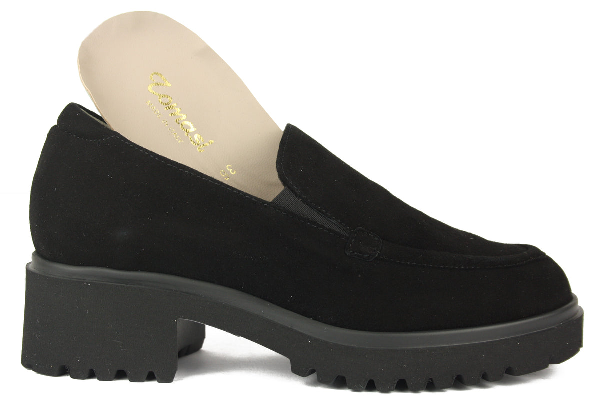 ALLY - GINGER NERO MOCASSINO DONNA