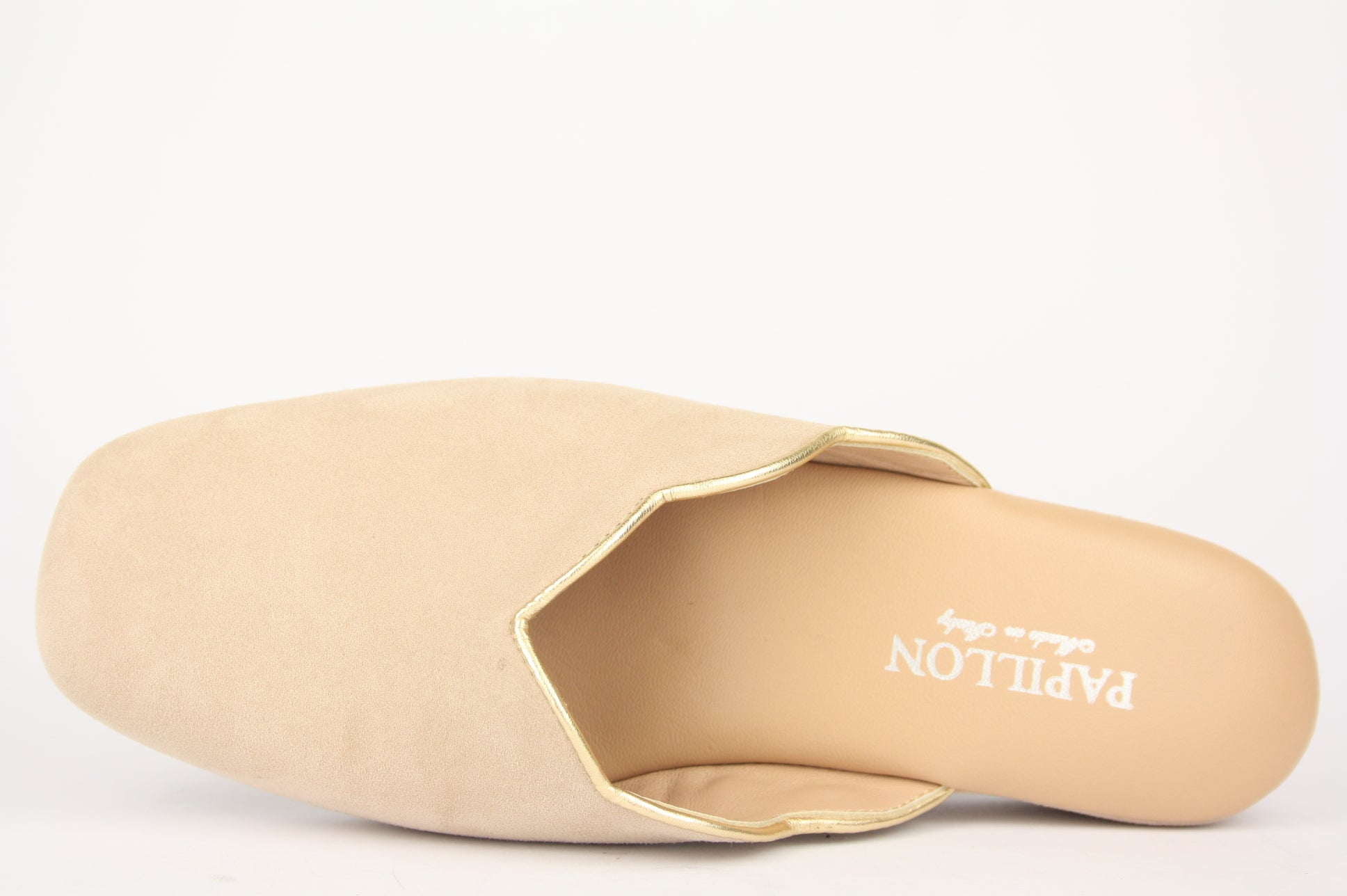171-21 BEIGE PANTOFOLA PUNTA CHIUSA PANTOFOLE
