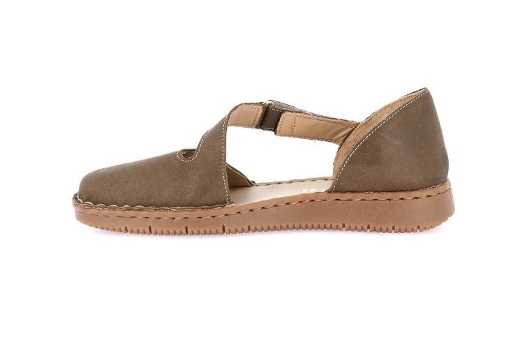 INAD SC2159 OLIVA APERTO AI LATI DONNA