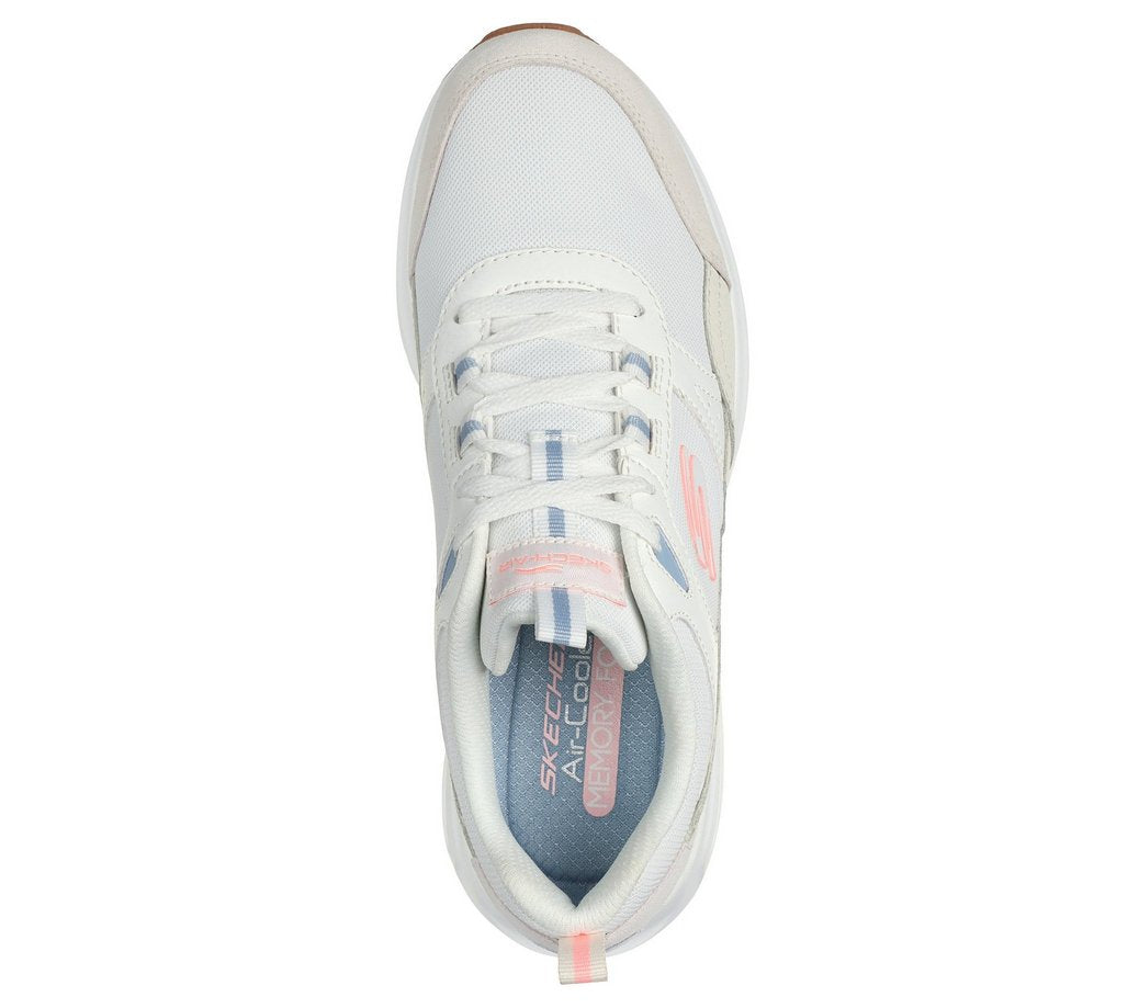 150075 SKECH AIR AVORIO LACCI DONNA