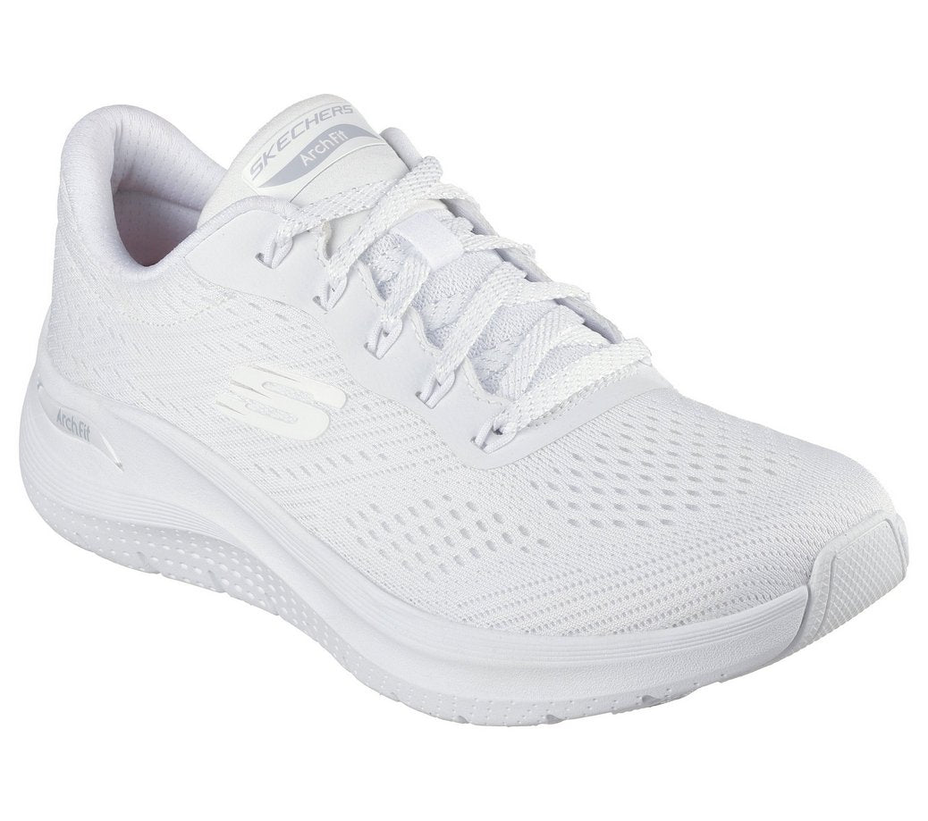 150051 ARCH FIT BIANCO LACCI DONNA
