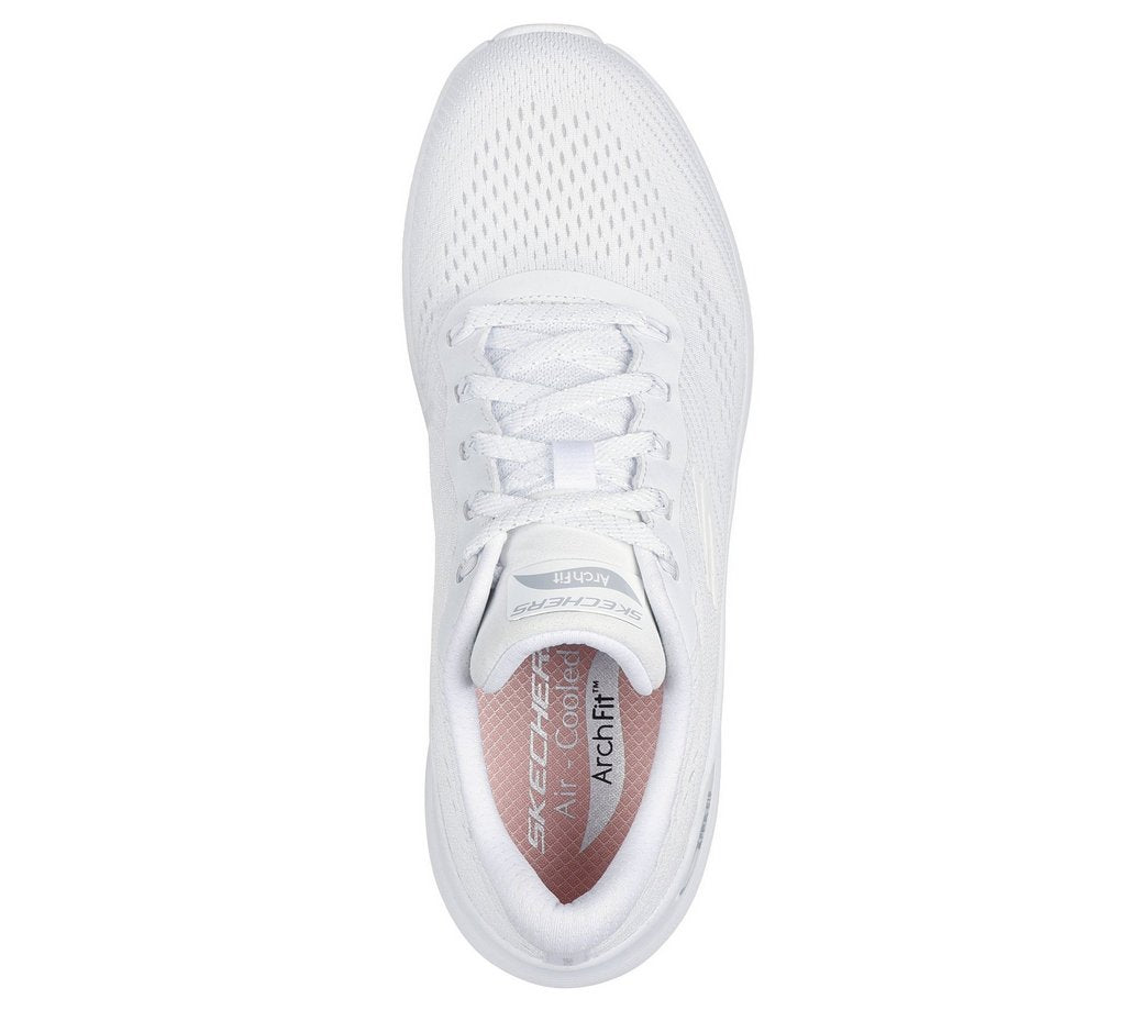 150051 ARCH FIT BIANCO LACCI DONNA