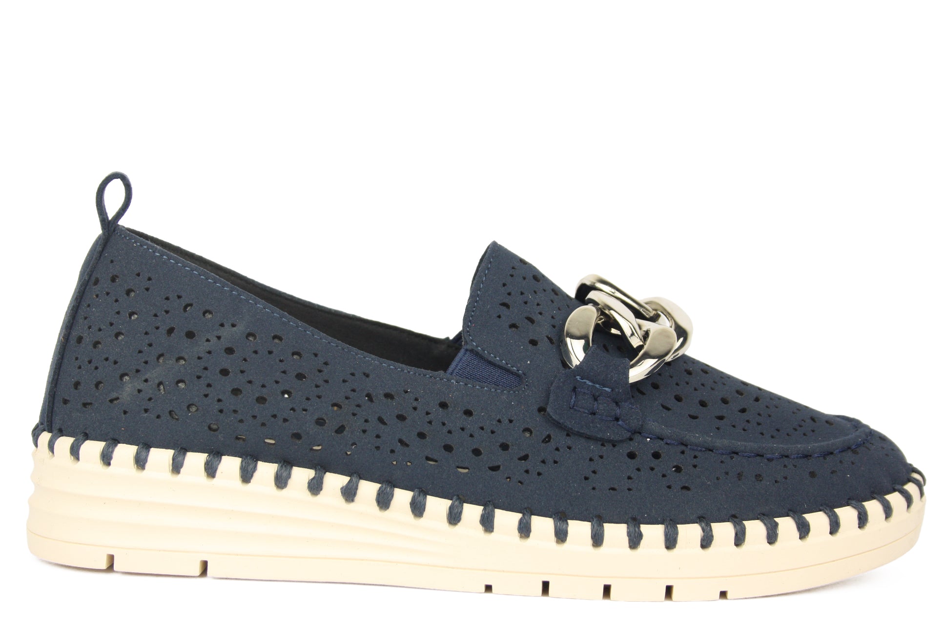 SAVI SC4381 BLU MOCASSINO DONNA
