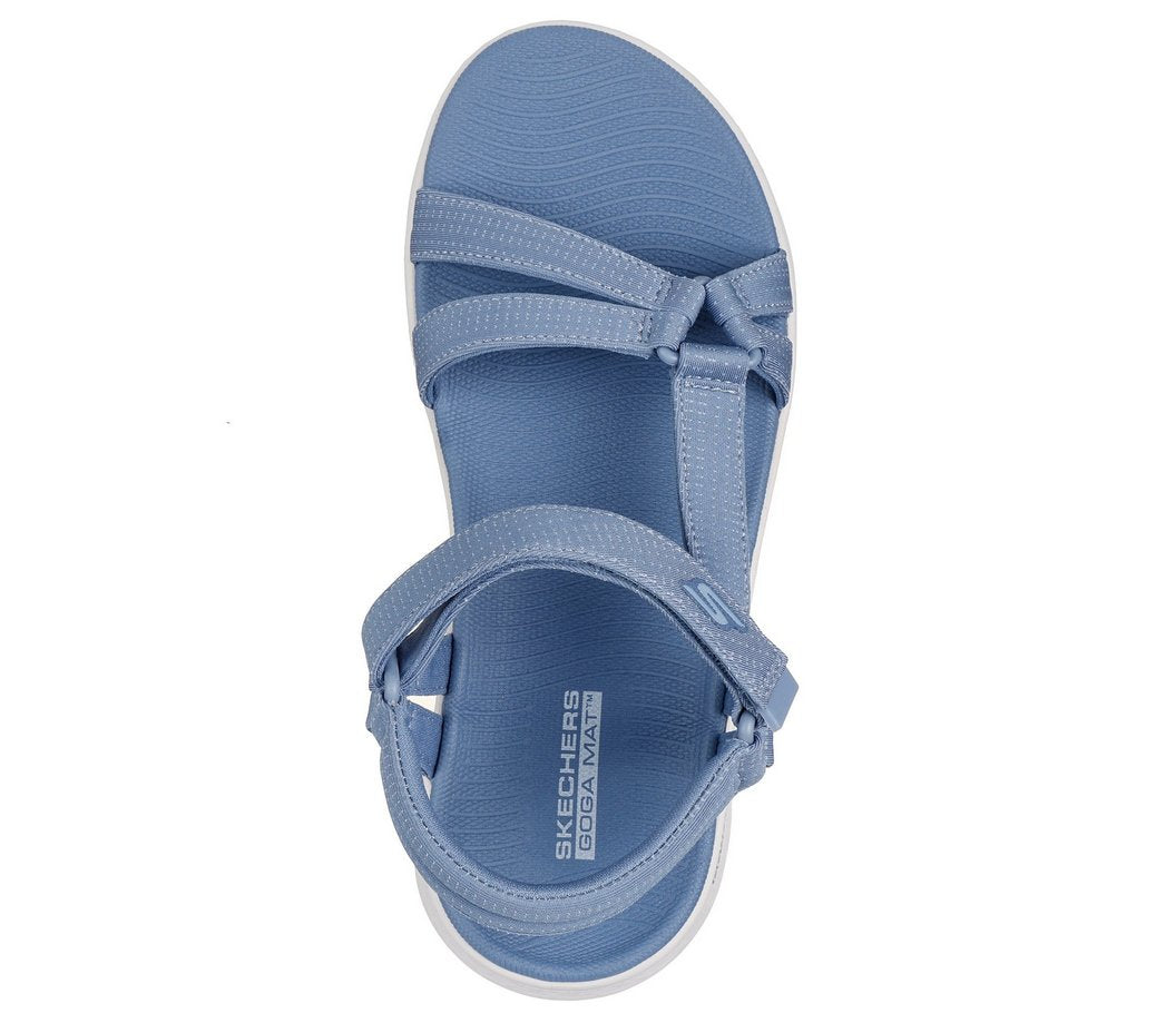 141451 GO WALK FLEX BLU SANDALO DONNA
