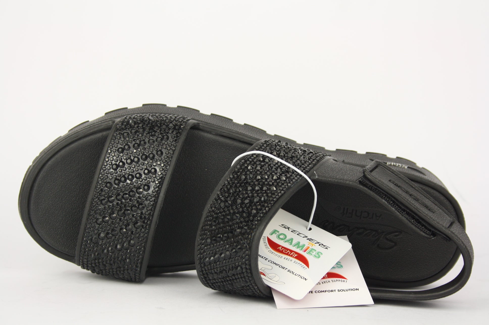 111531 ARCHFIT NERO SANDALO DONNA