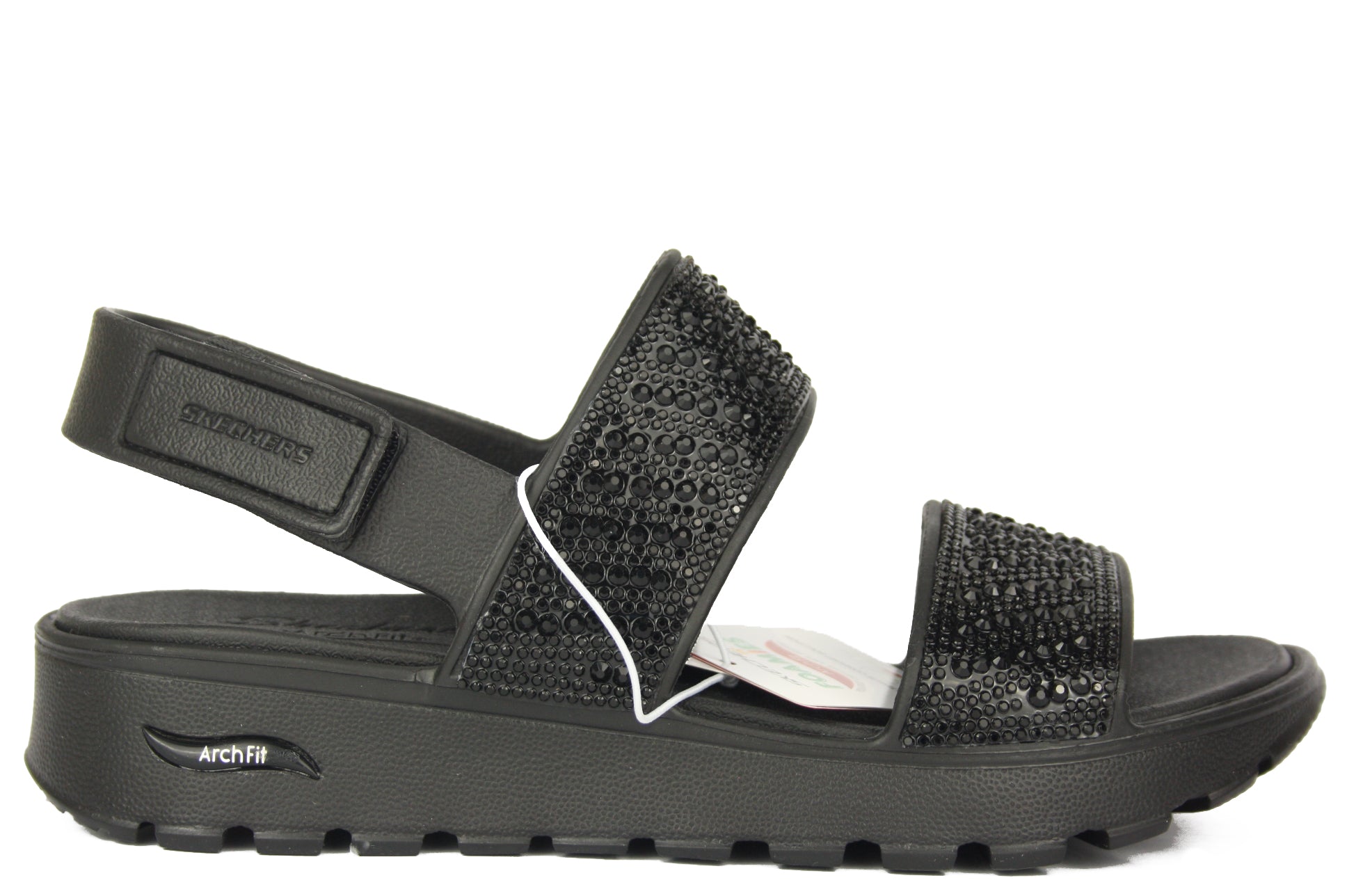 111531 ARCHFIT NERO SANDALO DONNA