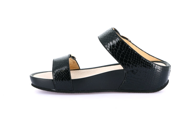 DIRA CI1585 NERO CIABATTA SANDALO DONNA