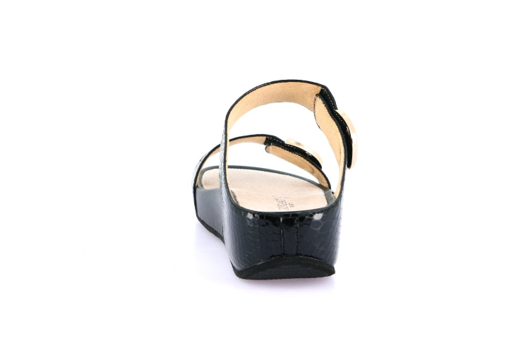 DIRA CI1585 NERO CIABATTA SANDALO DONNA