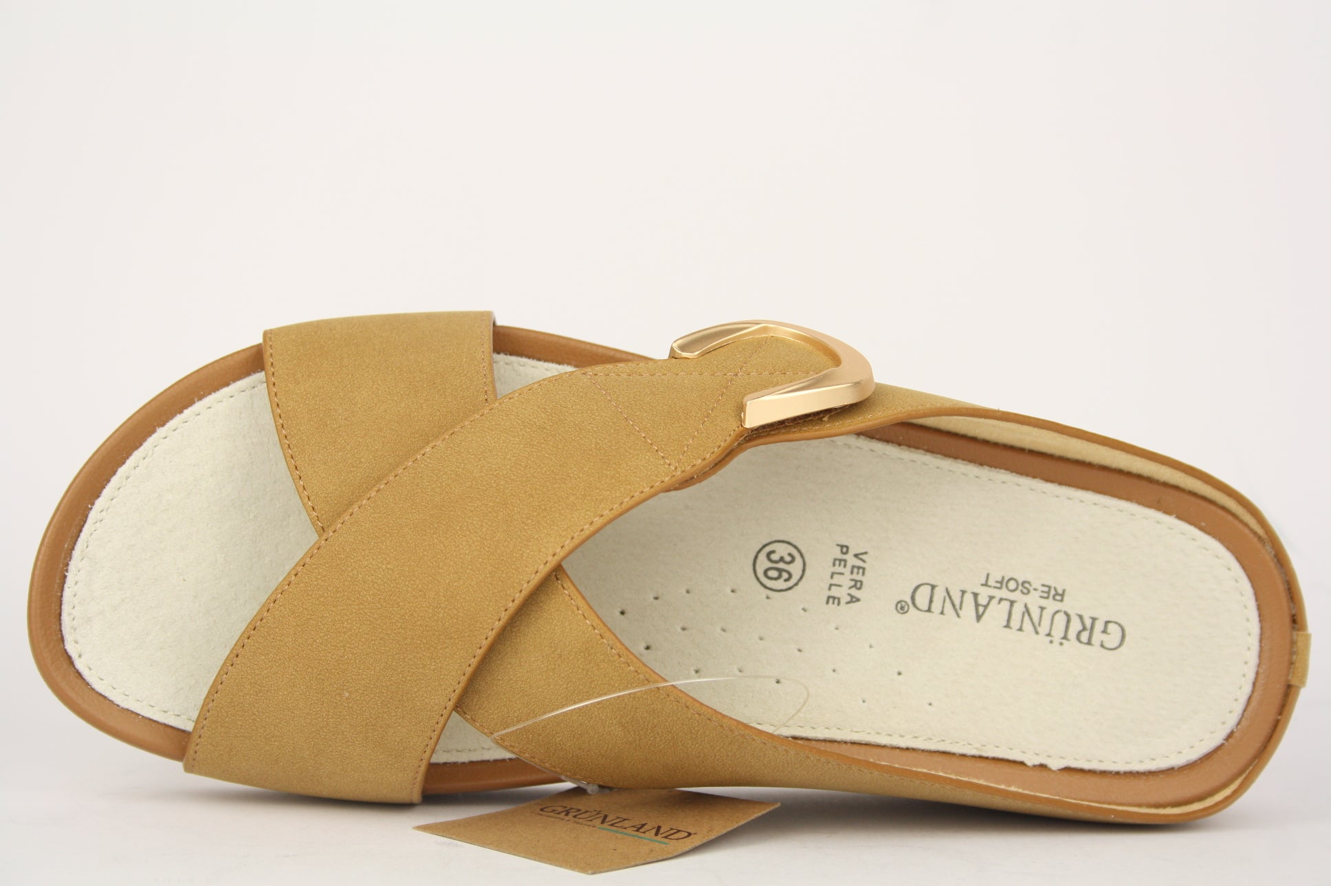 DIRA CI1580 CUOIO CIABATTA SANDALO DONNA