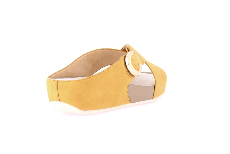 DIRA CI1580 GIALLO CIABATTA SANDALO DONNA