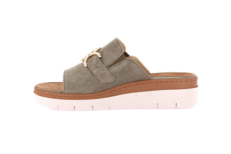 MOLL CE0456 OLIVA CIABATTA SANDALO DONNA