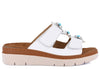 MOLL CE0457 BIANCO CIABATTA SANDALO DONNA