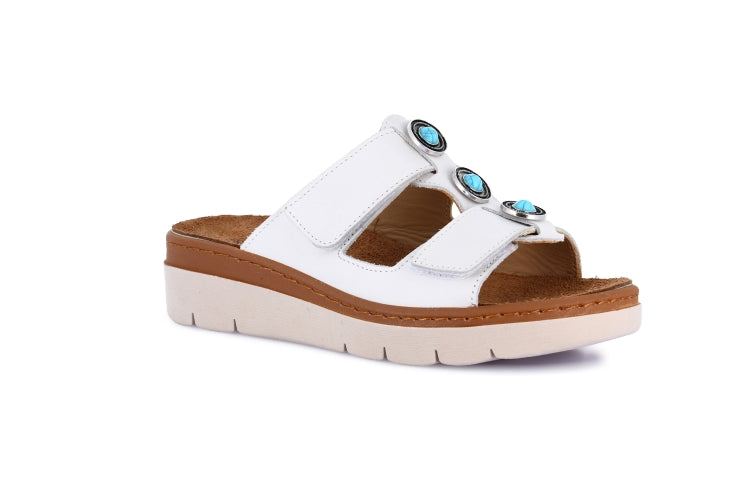 MOLL CE0457 BIANCO CIABATTA SANDALO DONNA