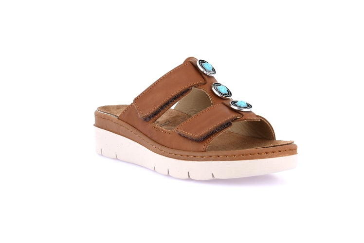MOLL CE0457 CUOIO CIABATTA SANDALO DONNA