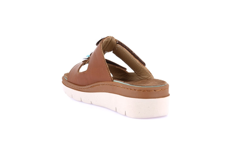 MOLL CE0457 CUOIO CIABATTA SANDALO DONNA