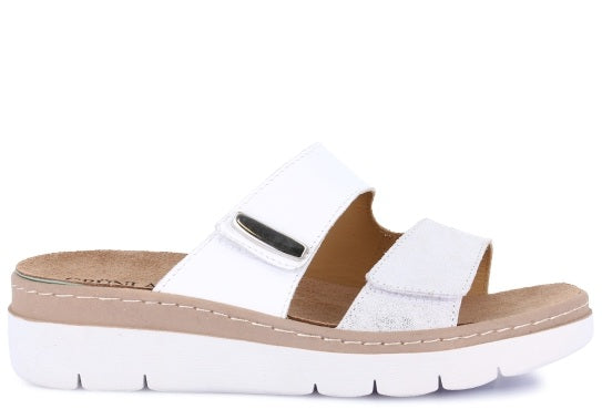 MOLL CE0458 BIANCO CIABATTA SANDALO DONNA