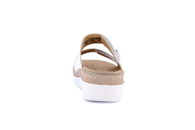 MOLL CE0458 BIANCO CIABATTA SANDALO DONNA