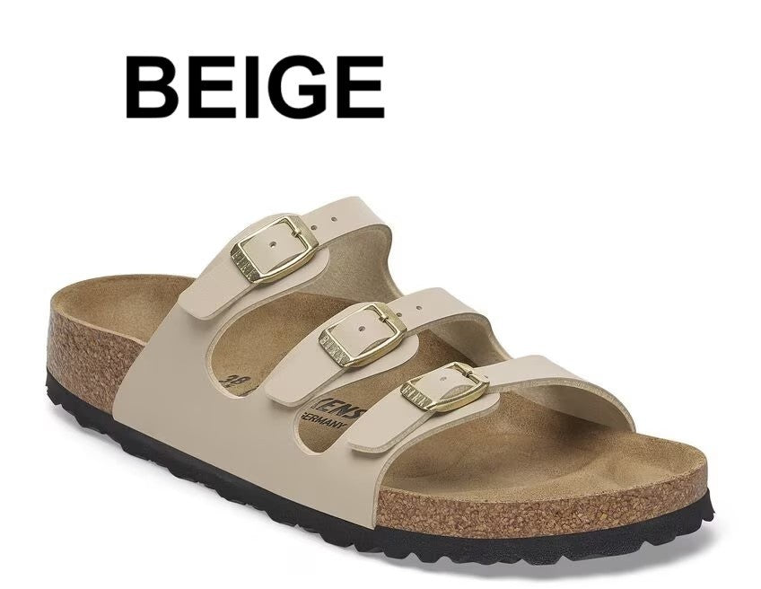 FLORIDA BEIGE CIABATTA SANDALO UNISEX CALZATURE